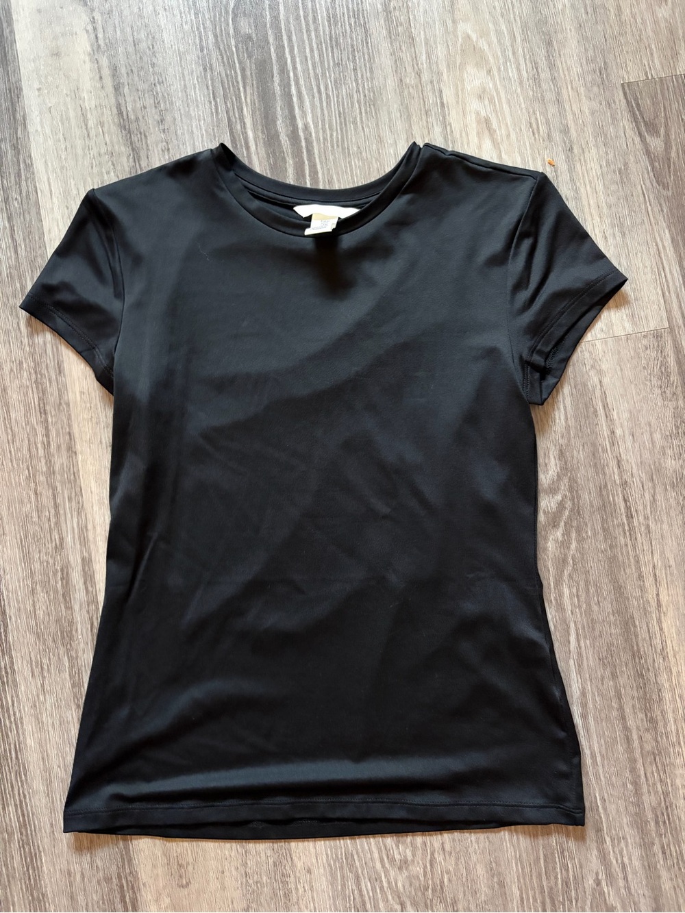 H&M Black Short Sleeve Crew Neck Tee